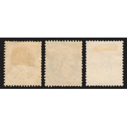 n°36/38, Cérès Siège de Paris 1870, série complète, oblitérés - TB D'ASPECT