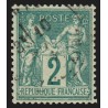 n°74, Sage 1876, 2c vert, Type II (N sous U), très bon centrage - SUPERBE