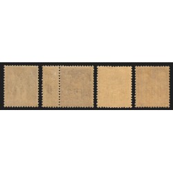 n°83, 85, 87, 88, Sage, les 4 valeurs, neufs ** sans charnière - TB