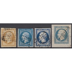 France 1849/1890 Collection Cérès, Napoléon, Sage, COTE 825 € - TB D'ASPECT