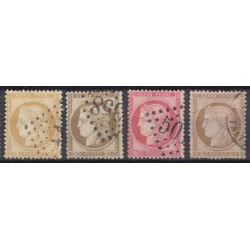 France 1849/1890 Collection Cérès, Napoléon, Sage, COTE 825 € - TB D'ASPECT