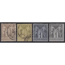 France 1849/1890 Collection Cérès, Napoléon, Sage, COTE 825 € - TB D'ASPECT