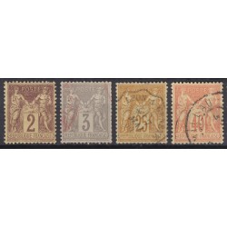 France 1849/1890 Collection Cérès, Napoléon, Sage, COTE 825 € - TB D'ASPECT