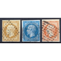 France 1853/1875 Lot Napoléon et Cérès, nuances, oblitérés COTE +360€ - B/TB