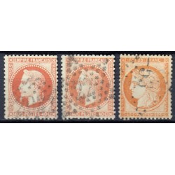France 1853/1875 Lot Napoléon et Cérès, nuances, oblitérés COTE +360€ - B/TB