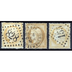 France 1853/1875 Lot Napoléon et Cérès, nuances, oblitérés COTE +360€ - B/TB