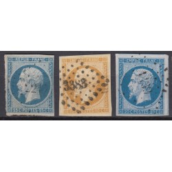 France 1852/1875 Lot Napoléon et Cérès, nuances, oblitérés COTE +400€ - B/TB