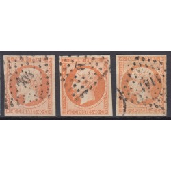 France 1852/1875 Lot Napoléon et Cérès, nuances, oblitérés COTE +400€ - B/TB