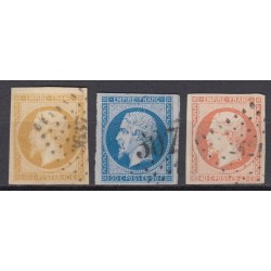 France 1853/1875 Lot Napoléon et Cérès, nuances, oblitérés COTE +350€ - B/TB