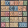 France 1853/1875 Lot Napoléon et Cérès, nuances, oblitérés COTE +350€ - B/TB