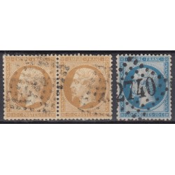 France 1853/1875 Lot Napoléon et Cérès, nuances, oblitérés COTE +350€ - B/TB