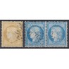 France 1853/1875 Lot Napoléon et Cérès, nuances, oblitérés COTE +350€ - B/TB