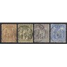 France 1876/1890 Lot Type Sage, nuances, oblitérés et neufs COTE +160€ - B/TB