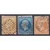 France 1853/1875 Lot Napoléon et Cérès, nuances, oblitérés COTE +370€ - B/TB