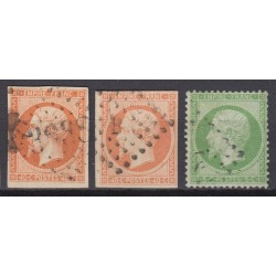France 1853/1875 Lot Napoléon et Cérès, nuances, oblitérés COTE +370€ - B/TB