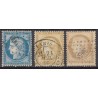 France 1853/1875 Lot Napoléon et Cérès, nuances, oblitérés COTE +370€ - B/TB