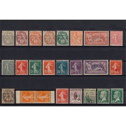 France 1900/1929 Collection neufs ** sans charnière COTE 1140€ - TB