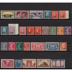 France 1900/1929 Collection neufs ** sans charnière COTE 1140€ - TB