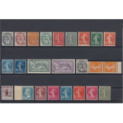France 1900/1937 Collection neufs ** sans charnière COTE 885€ - TB