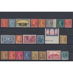 France 1900/1937 Collection neufs ** sans charnière COTE 885€ - TB