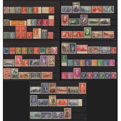 France 1900/1939 Collection neufs ** sans charnière COTE 1330€ - TB