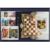 Jeu d'échecs, lot de 12 séries complètes et blocs-feuillets, années 1960/2000