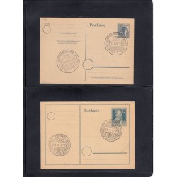 Jeu d'échecs, lot de 90 lettres, cartes, cachets illustrés, années 1947/2005