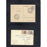 Jeu d'échecs, lot de 90 lettres, cartes, cachets illustrés, années 1947/2005