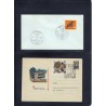 Jeu d'échecs, lot de 90 lettres, cartes, cachets illustrés, années 1947/2005