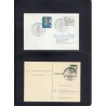 Jeu d'échecs, lot de 90 lettres, cartes, cachets illustrés, années 1947/2005