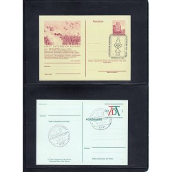 Jeu d'échecs, lot de 90 lettres, cartes, cachets illustrés, années 1947/2005
