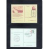 Jeu d'échecs, lot de 90 lettres, cartes, cachets illustrés, années 1947/2005