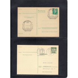 Jeu d'échecs, lot de 90 lettres, cartes, cachets illustrés, années 1947/2005