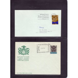 Jeu d'échecs, lot de 90 lettres, cartes, cachets illustrés, années 1947/2005