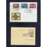 Jeu d'échecs, lot de 90 lettres, cartes, cachets illustrés, années 1947/2005