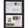 Jeu d'échecs, lot de 90 lettres, cartes, cachets illustrés, années 1947/2005