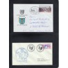 Jeu d'échecs, lot de 90 lettres, cartes, cachets illustrés, années 1947/2005