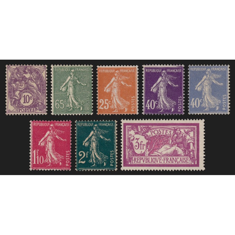 n°233/240, série complète 1927, neufs ** sans charnière - TB
