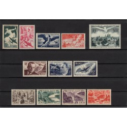 Poste Aérienne 1946/1959 Collection complète n°16/37, neufs ** - TB
