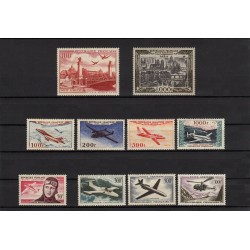 Poste Aérienne 1946/1959 Collection complète n°16/37, neufs ** - TB