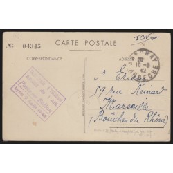 n°509 + 511 + vignette "Championnats d'athlétisme de l'Armée de l'Air" 9/8/1942