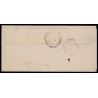 n°13Ac, paire verticale, 10c BISTRE-BRUN, bureau de Paris D pour Égriselles TB