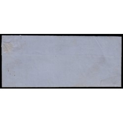 n°13Bc, 10c BISTRE, oblitéré bureau de Paris J sur lettre 1861 - TB