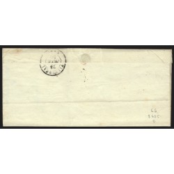 n°13B, 10c brun-clair, Type II, oblitéré Bureau de Paris J lettre pour Paris