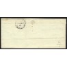 n°13B, 10c brun-clair, Type II, oblitéré Bureau de Paris J lettre pour Paris