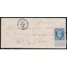 n°14Ac, 20c BLEU-SUR-AZURÉ avec filet d'encadrement, SUPERBE, Certificat ROUMET
