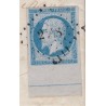 n°14Ac, 20c BLEU-SUR-AZURÉ avec filet d'encadrement, SUPERBE, Certificat ROUMET