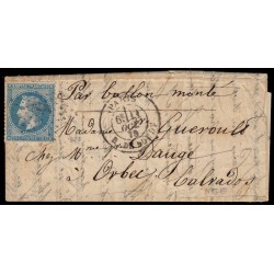 Ballon monté "Le Washington" ou "Le Louis Blanc" pour Orbec - Certificat ROUMET
