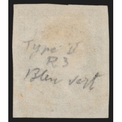 n°45Cf, Cérès de Bordeaux, 20c BLEU-VERDÂTRE-FONCÉ, Type II, R3, oblitéré - TB