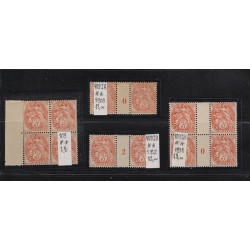 Collection Type Blanc 1900, plus de 200 timbres tous neufs **/* - TTB